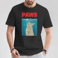 Paws Bunny 面白いパロディ ウサギ好きのギフト Tシャツ 面白い贈り物