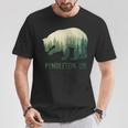 Pendleton Beartate Of Oregon Pacific Nw 野生動物 Tシャツ 面白い贈り物