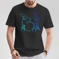 Percusión Niños Bateristas Niños Bateristas Camiseta unisex Regalos divertidos