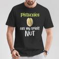 Pistachios Are Mypirit ナッツアイスクリームトッピングチョコレート Tシャツ 面白い贈り物