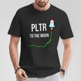 Pltr To The Moontock Ticker Wsb 面白いミーム Tシャツ 面白い贈り物