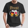 Prost ドイツ-日本オクトーバーフェストビールマグ 旗デザイン Tシャツ 面白い贈り物