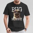 Pug Mommyパグ・マミー パグ・マム 犬のママ 母の日 パグ・ママ Tシャツ 面白い贈り物