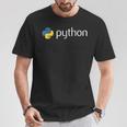 Python Programmer コンピューター デベロッパー Tシャツ 面白い贈り物