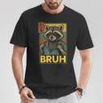 Raccoon Meme Japanese Unisex T-Shirt - Fun for Teens & Adults Unique Gifts