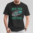 Real Drive Trucks ビッグリグトラックドライバー Tシャツ 面白い贈り物