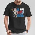Red White And Feral Raccoon 4Th Of-July T-Shirt Unique Gifts