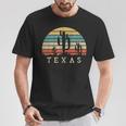 Retro Texas Orgulloso Regalo De Raíces De Texas Para Hombres Camiseta unisex Regalos divertidos