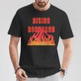 Rising Rockstar Fire Rocker Music Fun ロジックロックスター フェスティバル Tシャツ 面白い贈り物