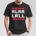 Rlrr Lrll シングルパラディドルドラム ルーディメント Tシャツ 面白い贈り物