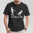Rottweiler Mom Rottie Mama Dog Rott Dinosaur Mother T-Shirt Unique Gifts