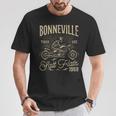 Salinas De Bonneville Motociclismo Carreras Moterointage Camiseta unisex Regalos divertidos