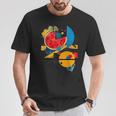 Sandía Geométrica Arte Diseño Gráfico Arte Arte Camiseta unisex Regalos divertidos
