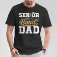 Senior Band Dad 2026 Senior Marching Band Father 2026 T-Shirt Personalized Gifts