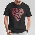 Seventies Heart Wish You Were Here Missing You Tシャツ 面白い贈り物