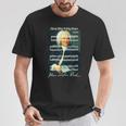 Sheep Mayafely Graze JS Bach Portrait &Ignature Music Tシャツ 面白い贈り物