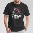 Sigma Phonk Edm Cat Dj Phonk Right Meow Tシャツ 面白い贈り物