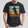 Silueta De Fútbol Retrointage Regalo De Fútbol Camiseta unisex Regalos divertidos
