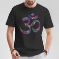 Símbolo Om Aum Ohm Mandala Hindú Yoga Meditación Namaste In Mangas Camiseta unisex Regalos divertidos