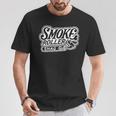 Smokeroller-煙巻人-マティーニシャグロカビリーピンナップバックプリント Tシャツ 面白い贈り物