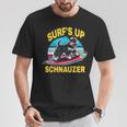 Surf Upchnauzer ファニーグラフィックtシャツ Tシャツ 面白い贈り物
