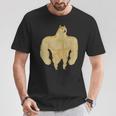 Swole Doge Meme Buff Doge Meme Tシャツ 面白い贈り物