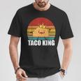 Taco King For Tacos Lover メキシカンタコス ファニー タコス サンセット Tシャツ 面白い贈り物