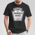 Tangy Tabasco ソースグループ 調味料ファミリーマッチング Tシャツ 面白い贈り物