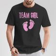 Team Girl Babyhower Bambina Mamma E Papà Gravidanza Attesa Maglietta Regalos divertidos