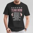 Team Mom Definition Team Mama Team Mother T-Shirt Unique Gifts