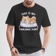 This Is My Pawjama Pomeranian 公式犬用昼寝 Tシャツ 面白い贈り物