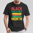 History Month ペイントブラシ ジューンティーンス ブラックヒストリー Tシャツ 面白い贈り物