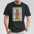 The Tower タロットカード パンケーキタワー 朝食 恋人 パンケーキ Tシャツ 面白い贈り物