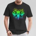 Trippy Dj Cadeau Pour Ravers Techno House Éléphant Psychédélique T-Shirt Cadeaux drôles