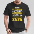 Uomo Regalo Festa Del Papà Divertente Personalizzato Antonio Maglietta Regalos divertidos