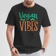 Veganibes 面白いヴィーガン主義 ベジタリアン 植物 ヴィーガン Tシャツ 面白い贈り物