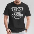 Vibe Coding ユーモア Tシャツ 面白い贈り物