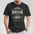 Vintage 1960 65 Regalos De Cumpleaños Es Hombres 65 Años Camiseta unisex Regalos divertidos