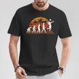 Vóleibol Evolución Retroolleyballoleibol De Playa In Mangas Camiseta unisex Regalos divertidos