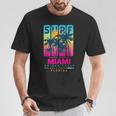 Wear Miami Florida Miami Colorfulunrise Graphic Tシャツ 面白い贈り物