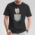 Westie ホワイトハイランドテリアポケット 犬の飼い主用 Tシャツ 面白い贈り物