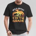 Wild About Fifth Grade Zoo Animals Back To School Safari T-Shirt Personalized Gifts