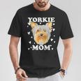 Yorkie Mom Mummy Mama Mum Mommy Mother T-Shirt Unique Gifts