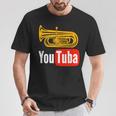 Youtuba おもしろ金管楽器 Tシャツ 面白い贈り物