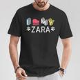 Zaraパーソナライズドドッグネームzara Pet Lover Tシャツ 面白い贈り物