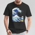 【神奈川沖浪裏】葛飾北斎 和柄 日本のお土産 贈り物 ギフト Tシャツ 面白い贈り物