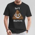 うんちパイル Happensmiling Happy Tシャツ 面白い贈り物