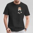 おかしなキャバリア王チャールズ・スパニエルがあなたのポケットに。 Tシャツ 面白い贈り物