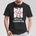 おもしろい 50歳の誕生日 オールドメーター 50歳 50歳 誕生日 50歳 50歳 Tシャツ 面白い贈り物