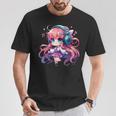 かわいい ちびアニメ 女の子 アニメ グッズ かわいい 日本の漫画ファン Tシャツ 面白い贈り物